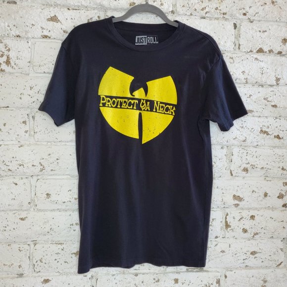Just Roll Other - Wu-Tang Clan "Protect Ya Neck" Black T-Shirt